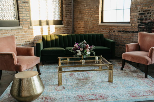 Hammered Brass Table
