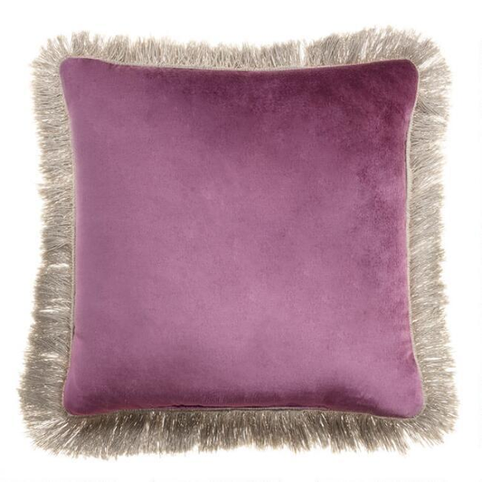 Berry Blush Fringe Pillow