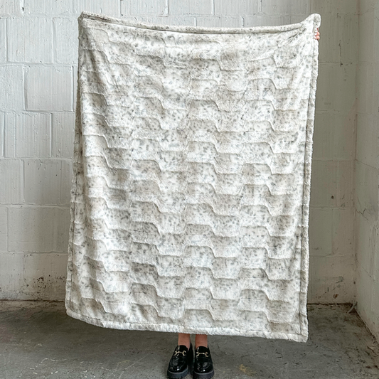 Snow Leopard Throw
