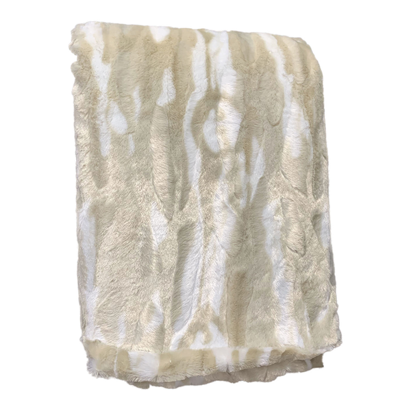 Shimmery Fur Throw