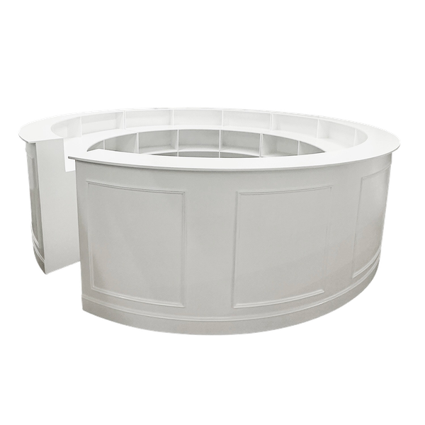 White Round Bar