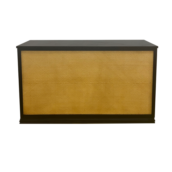 Black with Brown Wood Bar 