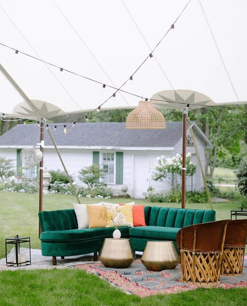Hammered Brass Table
