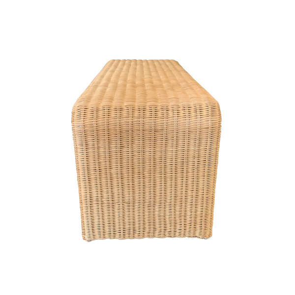 Wicker Waterfall Table