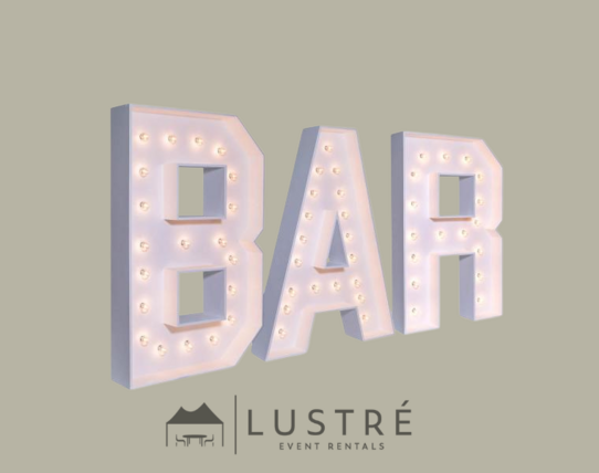Marquee Packages - " BAR " 4 Ft. High