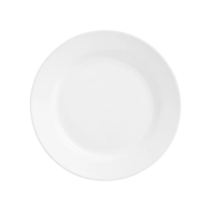 10.5" White DEEP Dinner Plate
