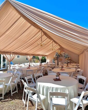 20x20 Tent with Drapes