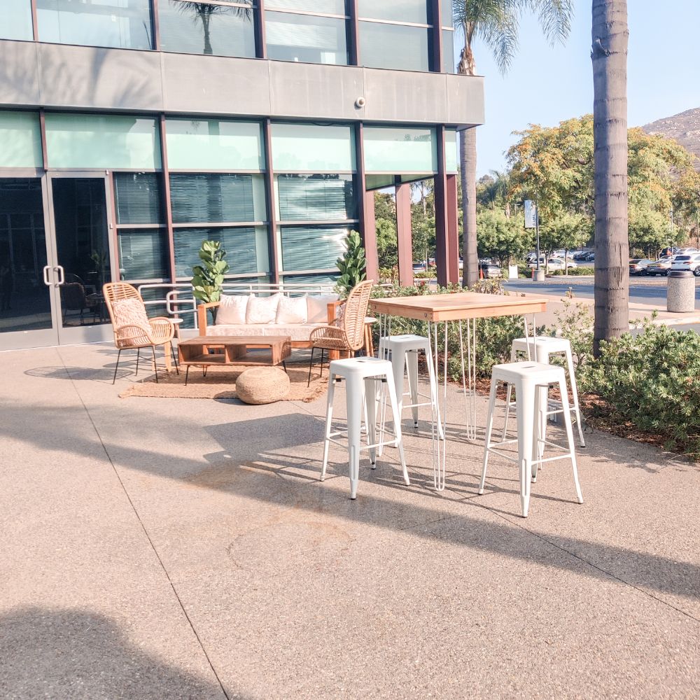 White Bistro Bar Stool