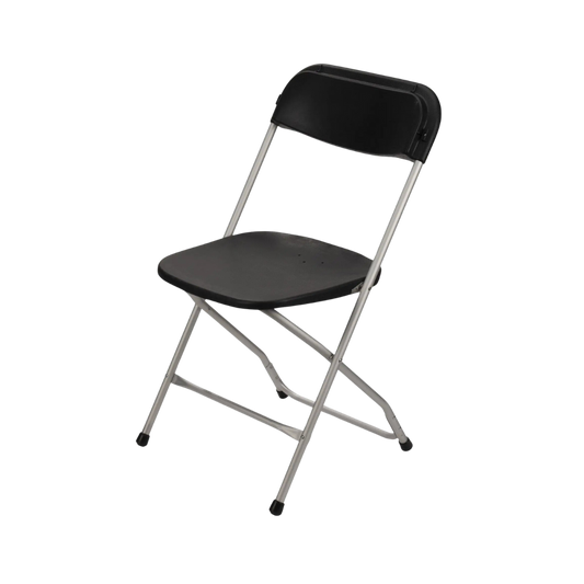 Plastic Folding Chair - Black