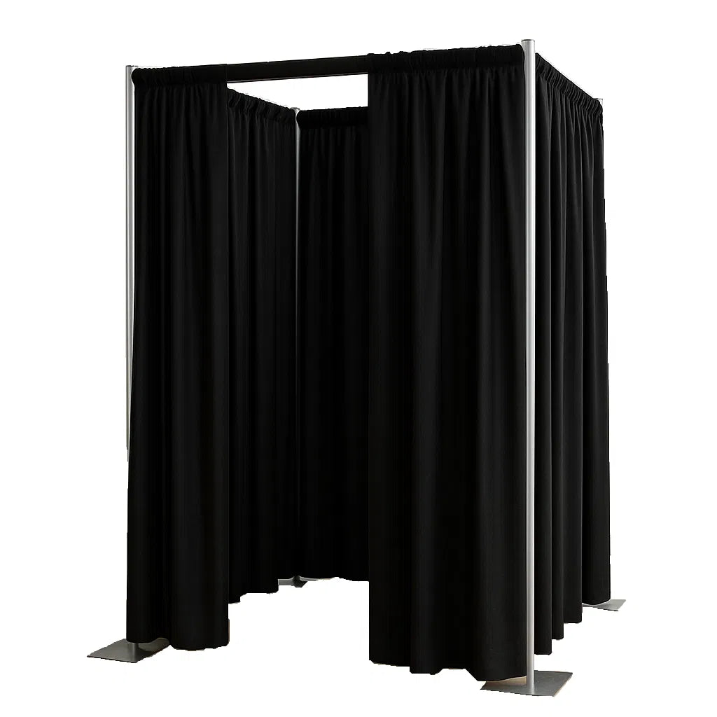 8ft Pipe and Drape Changing Booth