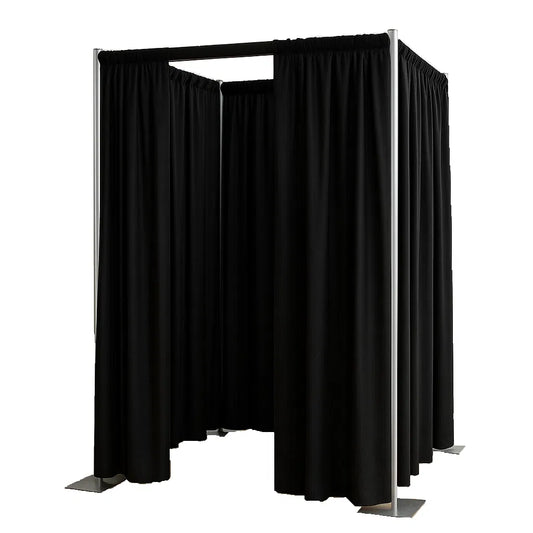 8ft Pipe and Drape Changing Booth