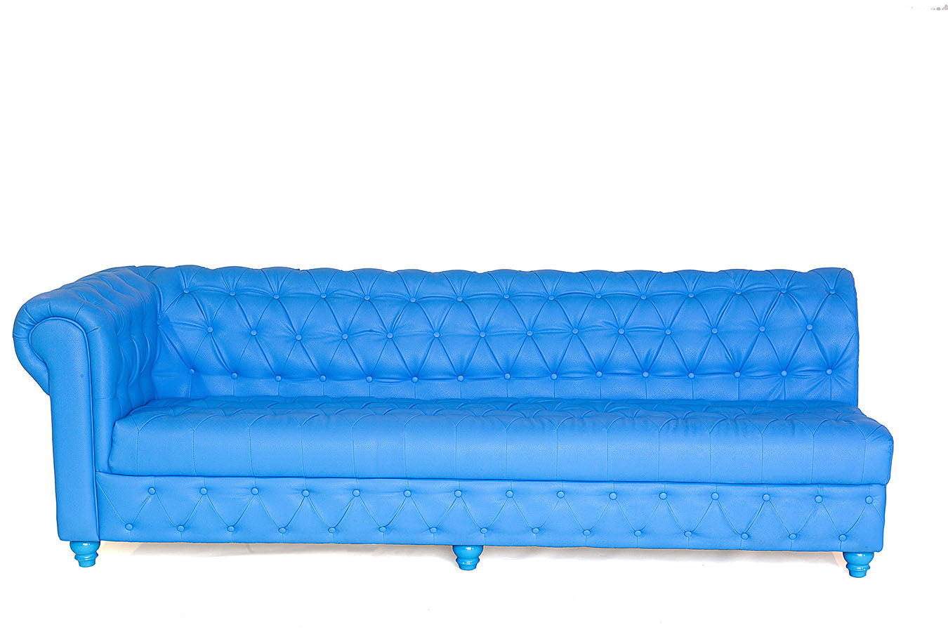 16' Chesterfield Sofa Blue