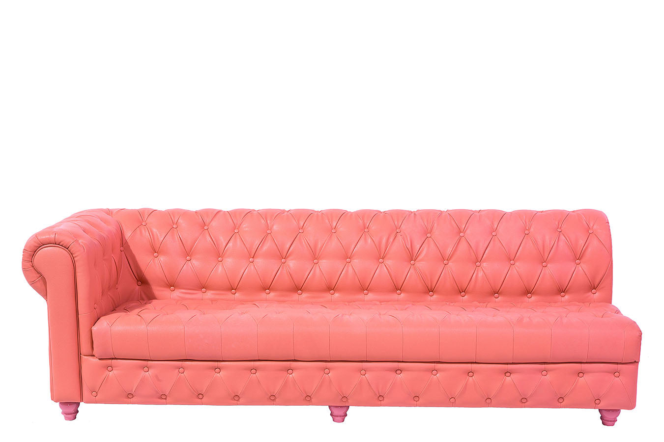 16' Chesterfield Sofa Pink