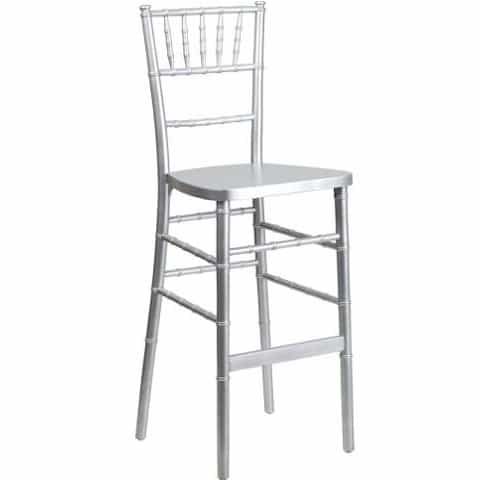 Silver Chiavari Bar Stool