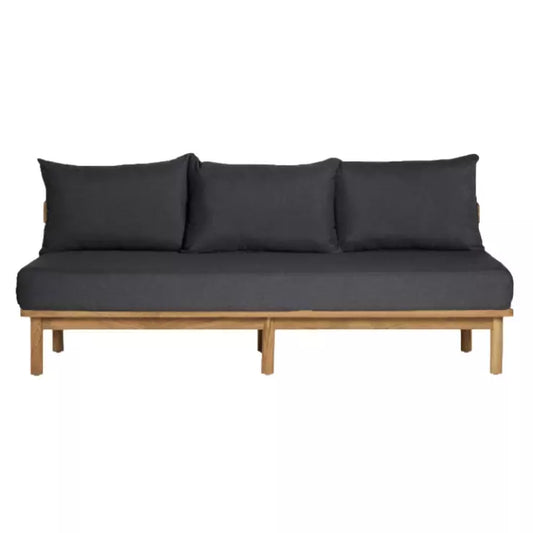 Classic Teak Sofa Charcoal