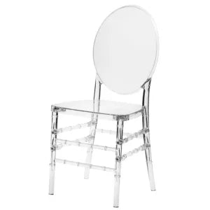 Clear Infinity Ghost Chair