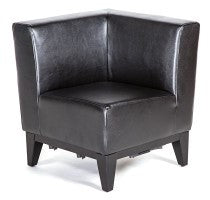 Club Corner Sofa Black