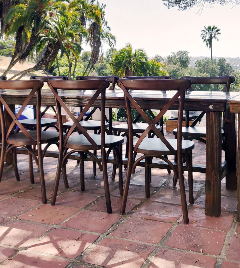 Hickory X-back Chairs