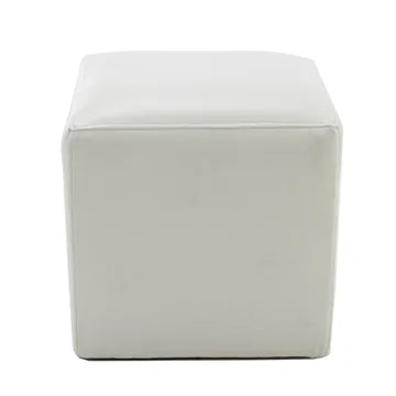 Cube Ottoman - White