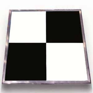 3' x 4' Black & White Dance Floor Section