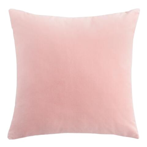 Light Pink Velvet Pillows