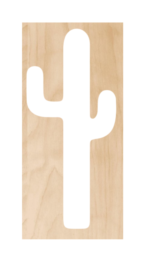 Saguaro 8'x4' Cut Wall