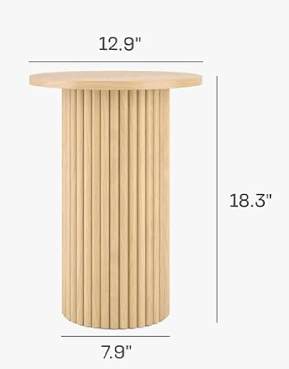 Fluted Side Tables
