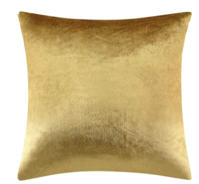 Gold Crushed Velvet Pillows