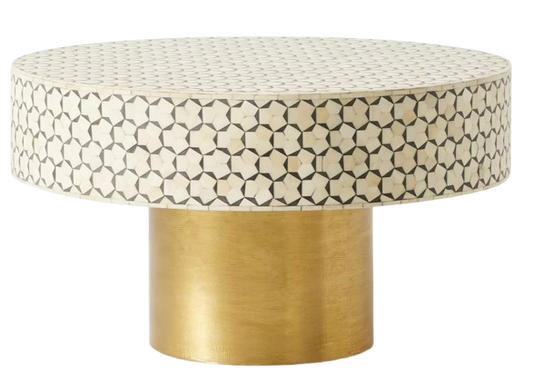 Bone Inlay Coffee Table