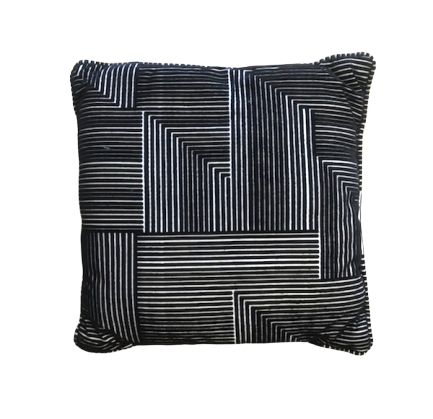 Modern Black & White Pillow