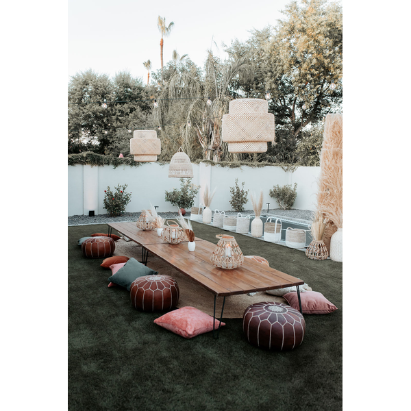 Wicker Pendant Lantern