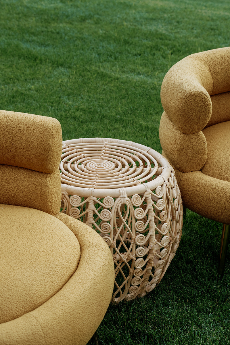 Rattan Loop Side Tables