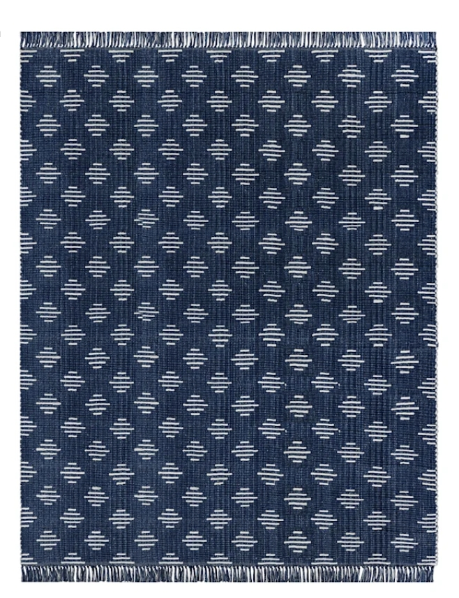 Isla Indigo flat weave #401
