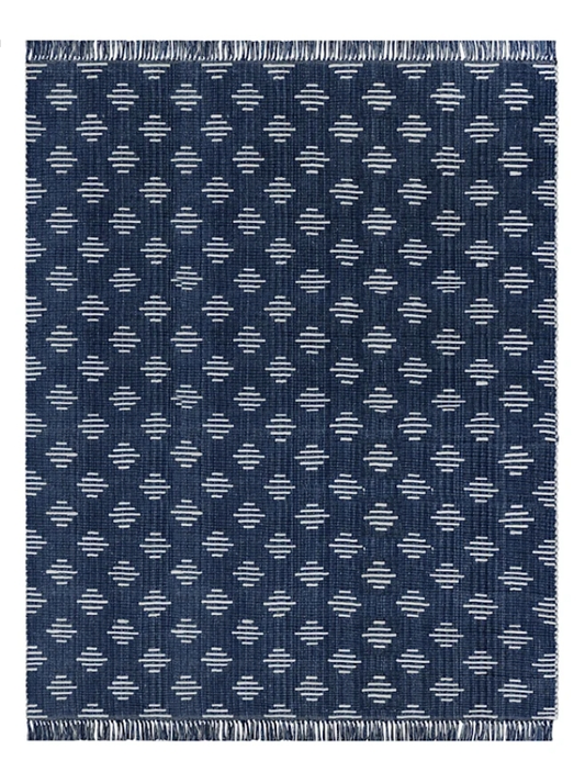 Isla Indigo flat weave #401