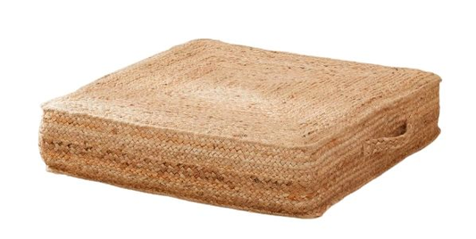 Woven Jute XL Floor Cushion