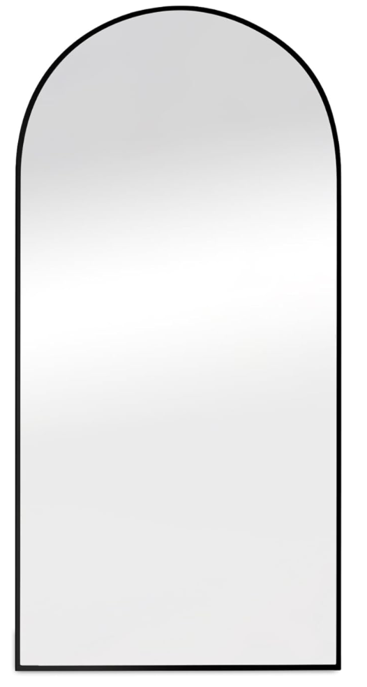 Black Arch Standing Mirror