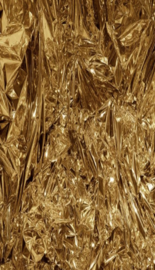 3D Gold 4'x8' Champ Texture Wall