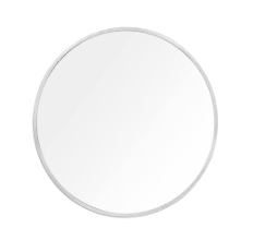 Silver Round Mirror