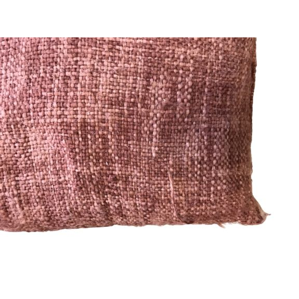 Dark Plum Woven Pillows