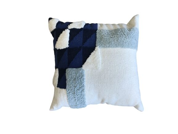 Blue Shade Boho Pillow