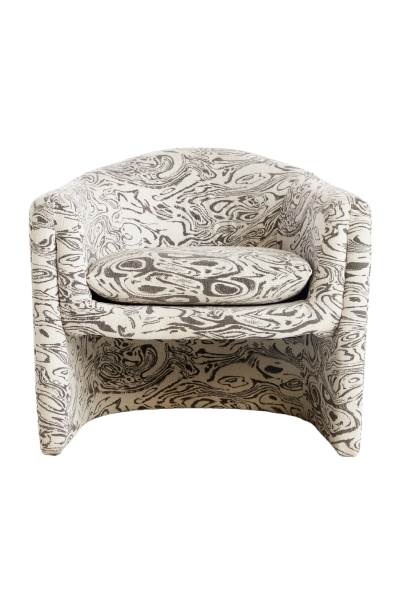 Willow Jacquard Sculptural Chair