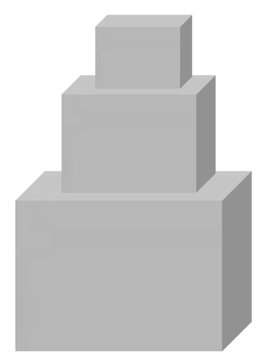 Triple Stack Pillar Display