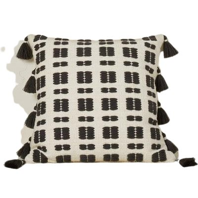 Chunky Tassle Square Pillow