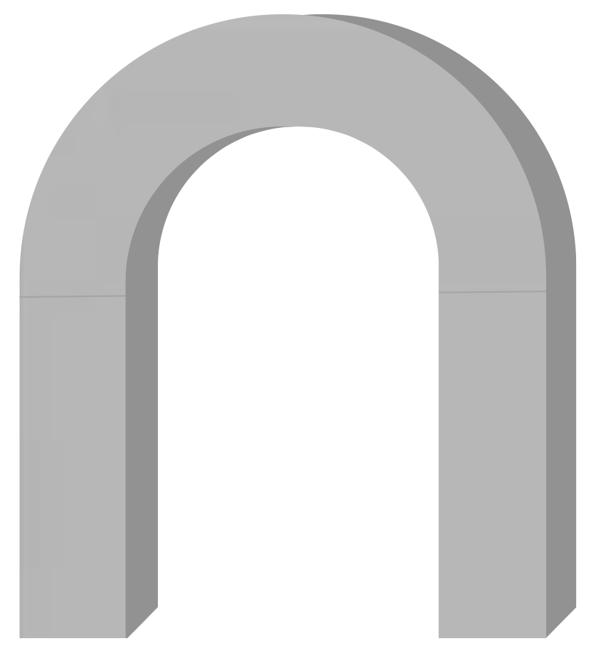 3D Passthrough 10'x8' Arch Structure