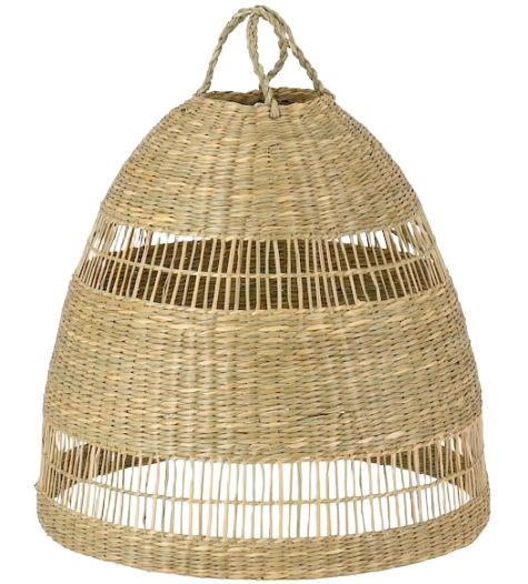 Wicker Pendant Lantern