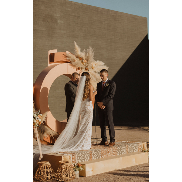 Grey & Rust Pattern Accent #307