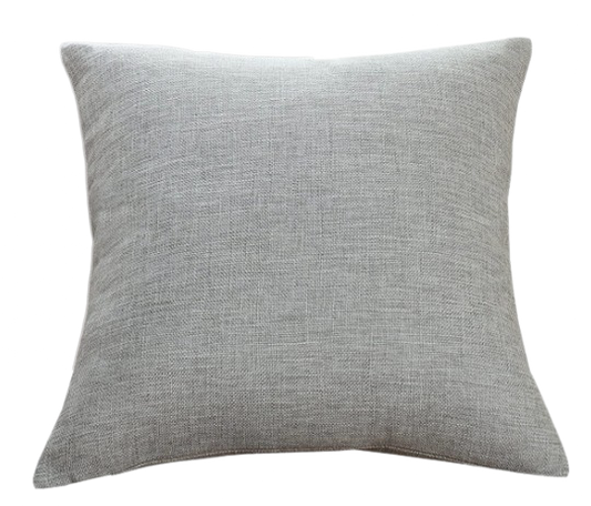 Grey Linen Pillow