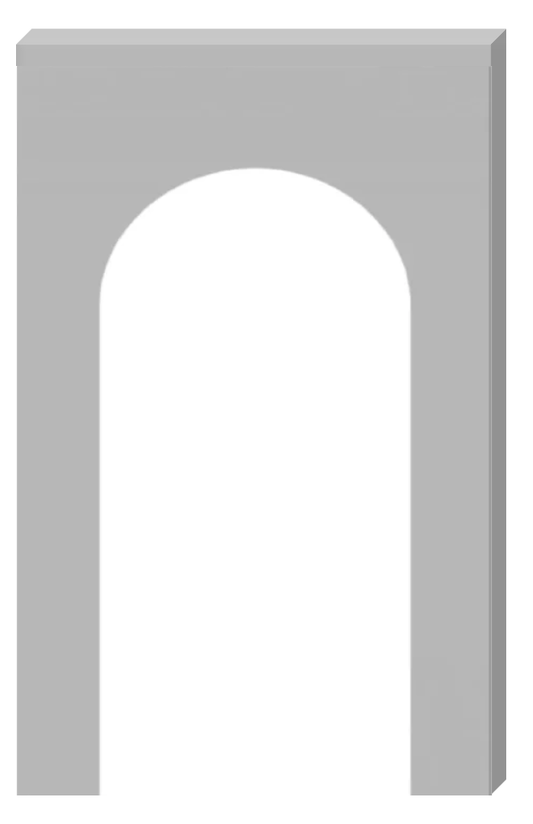 3D Arch Passthrough 4'x8' Structure