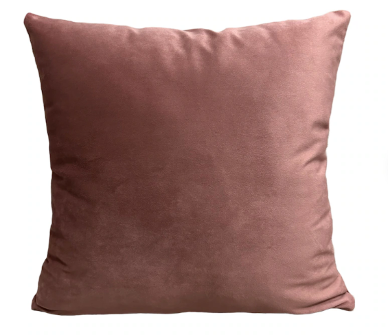 Dusty Rose Velvet Pillow