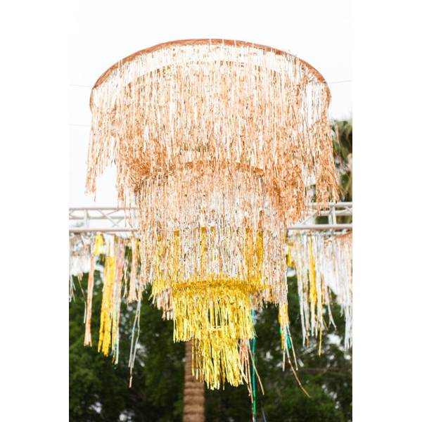 Tinsel Chandelier